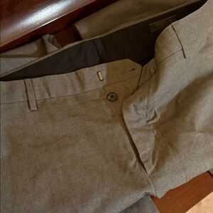Men's Gray Wool Dress Pants Prada Size 50. approx US 34